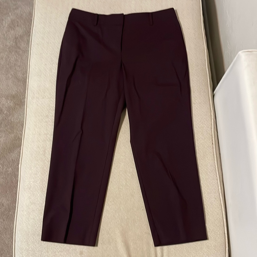 Ann Taylor Dark Purple Cropped Pants